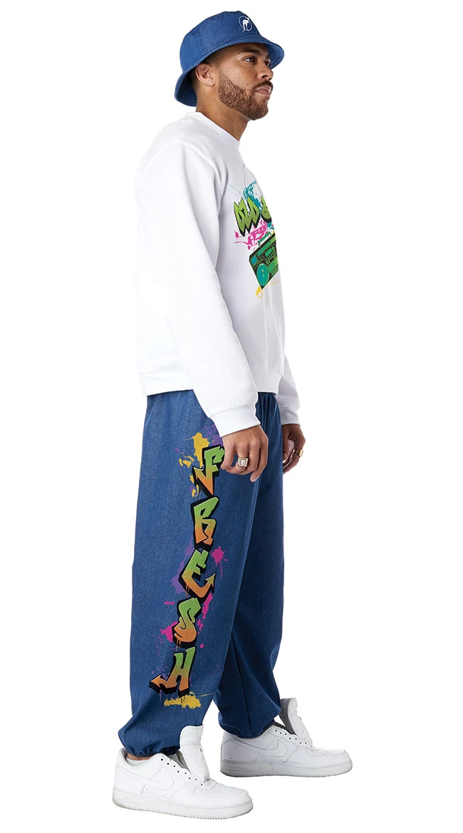 Men's Old School Rapper Costume - Image 2