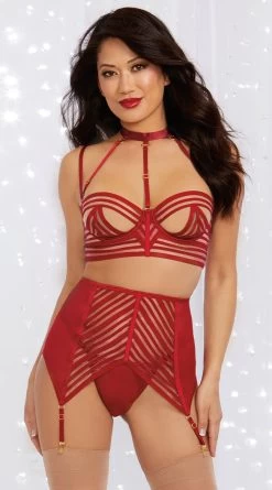 Dreamgirl In The Shadows Bra Set