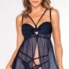 Dreamgirl Nocturnal Beauty Flyaway Babydoll Set