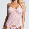 Three-Piece Lace Camisette Set
