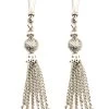 Silver Chain Tassel Nipple Clamps