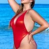 Plus Size High Tide Ribbed One Piece Swimsuit