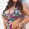 Yandy Plus Size Tropical Oasis One Piece Swimsuit