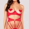 Yandy Fluttering Heart Crotchless Bodysuit