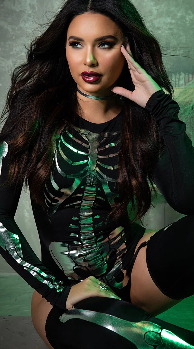 Forplay Snazzy Skeleton Costume - Image 4