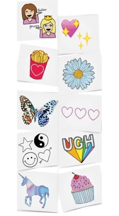 The Happy Temporary Tattoo Pack