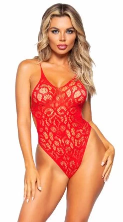 LEG AVENUE Charm Me Lace Teddy
