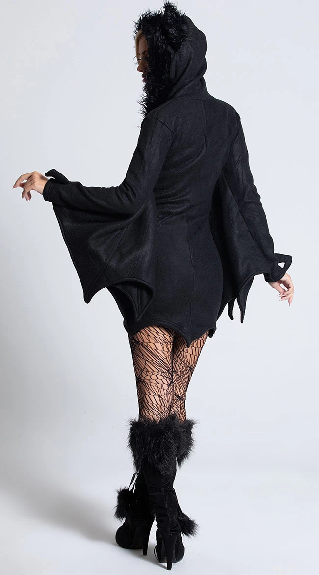 LEG AVENUE Fleece Bat Costume - Image 3