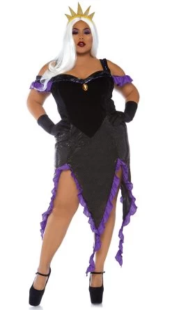 LEG AVENUE Plus Size Sultry Sea Witch Costume