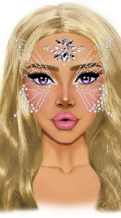 LEG AVENUE Fairy Adhesive Face Jewels