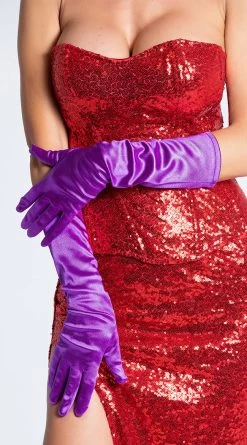 MUSIC LEGS Satin Gloves