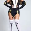 MUSIC LEGS Bad Habit Nun Costume