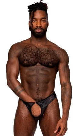 Men's Sassy Lace Open Thong