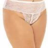Plus Size Helena Lace Open Back Panty