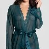 Yandy Eyelash Lace Robe Set
