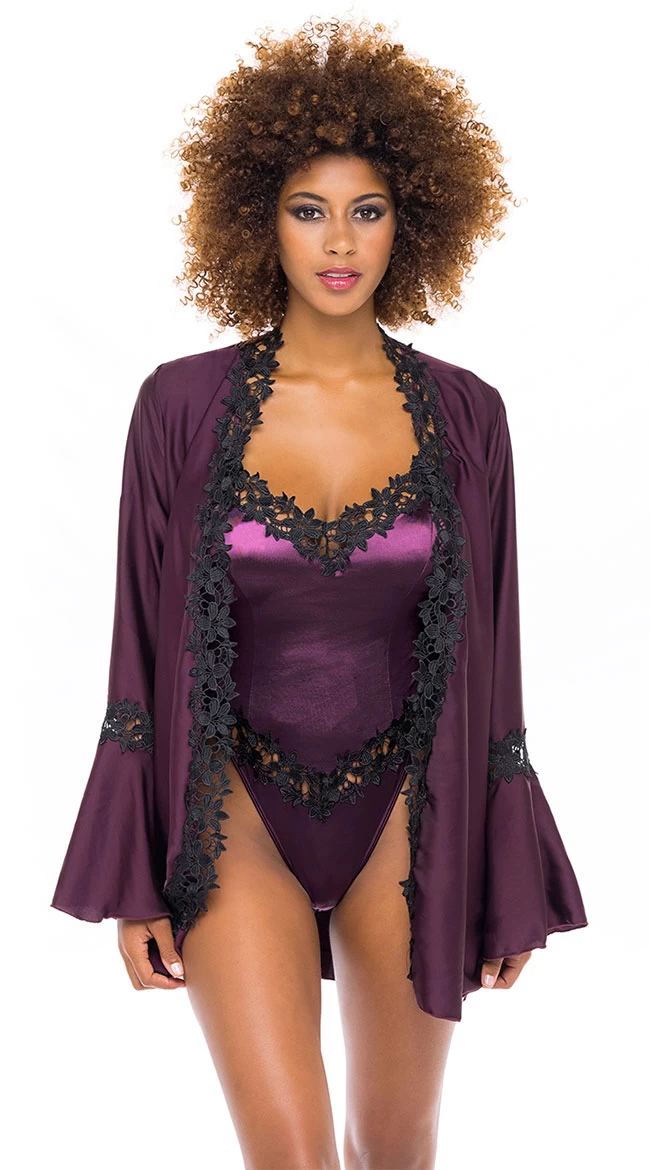 It's A Wrap Satin Robe - Image 2