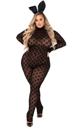 Playboy Plus Size Risque Rabbit Costume