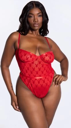 Playboy Plus Size Undeniable Chemistry Teddy