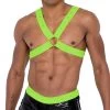 Roma Men's Glow-in-the-Dark Vinyl Runner Shorts