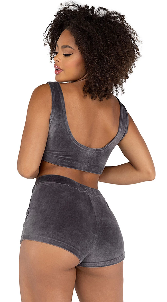 Roma Daydreaming Velour Short Set - Image 2