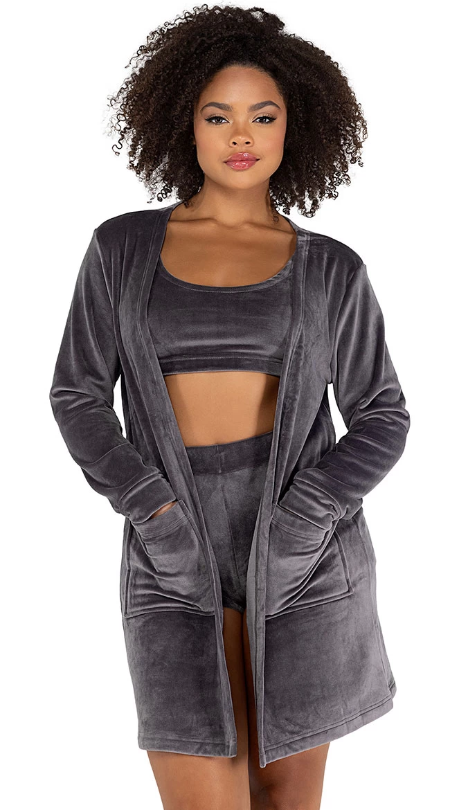 Roma Daydreaming Velour Short Set