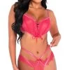 Roma Lashes For Lace Corset Bra Set