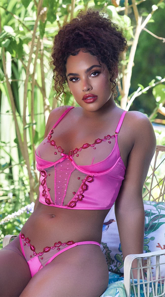 Roma Kiss And Tell Longline Bra Set - Image 4