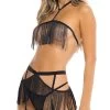 Rene Rofe Razzle Tassel Bra Set