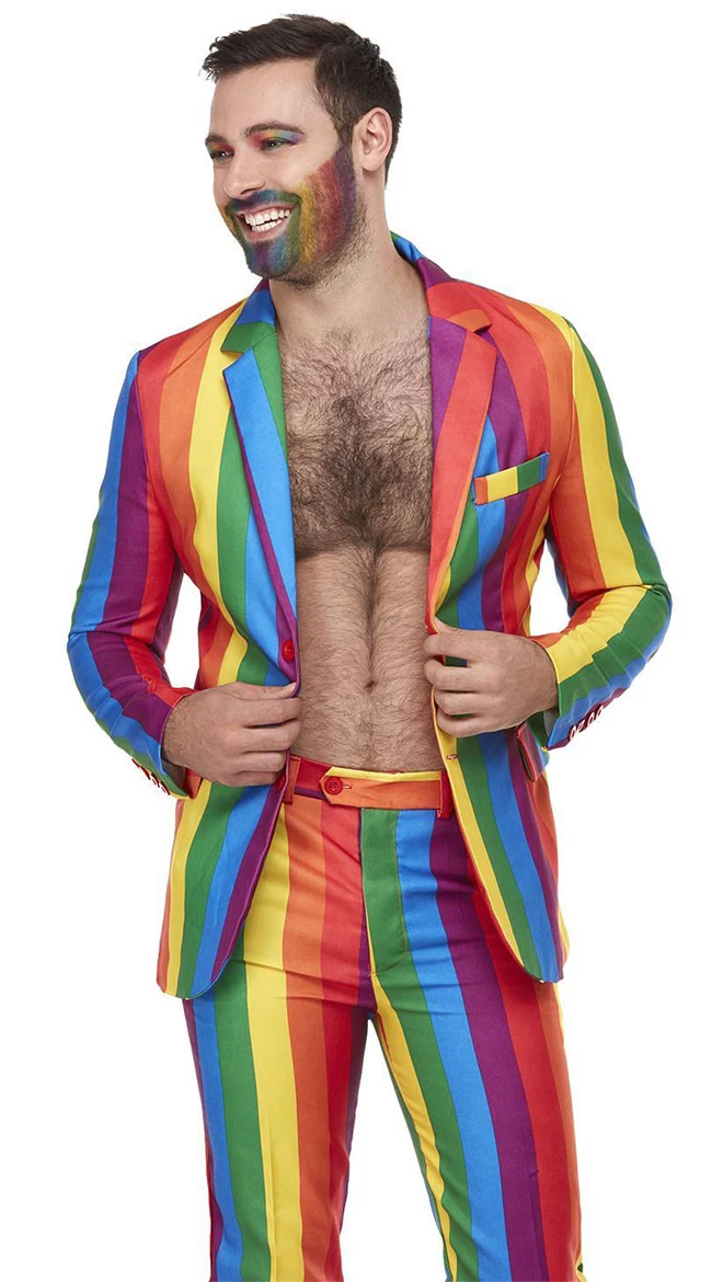 FEVER Men's Over The Rainbow Costume