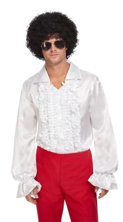 FEVER Men's White Boogie Down Dude Costume