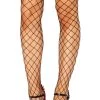 Roma Thigh High Open Fishnet Stocking