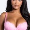 Yandy Walk It Off Extreme Push-Up Pink Bra